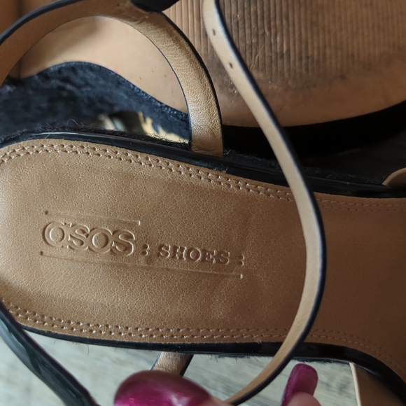 ASOS Spotted Calf Hair and Rope Platforms - Picture 7 of 8